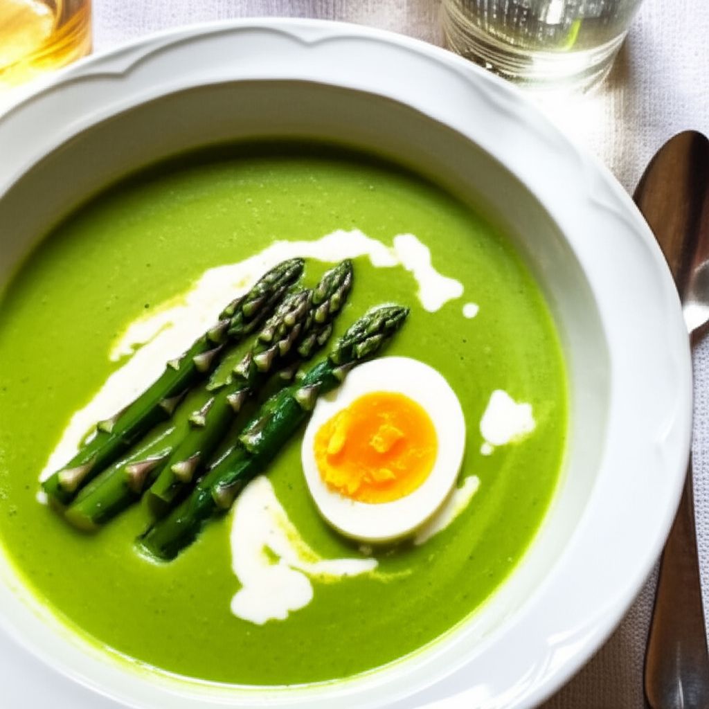 Asparagus, Lemon, and Mint Soup