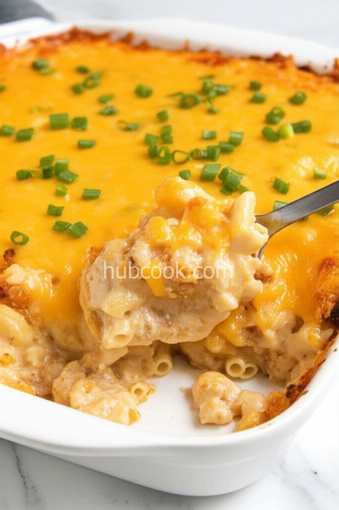 Baked Buffalo Chicken Mac and Cheese