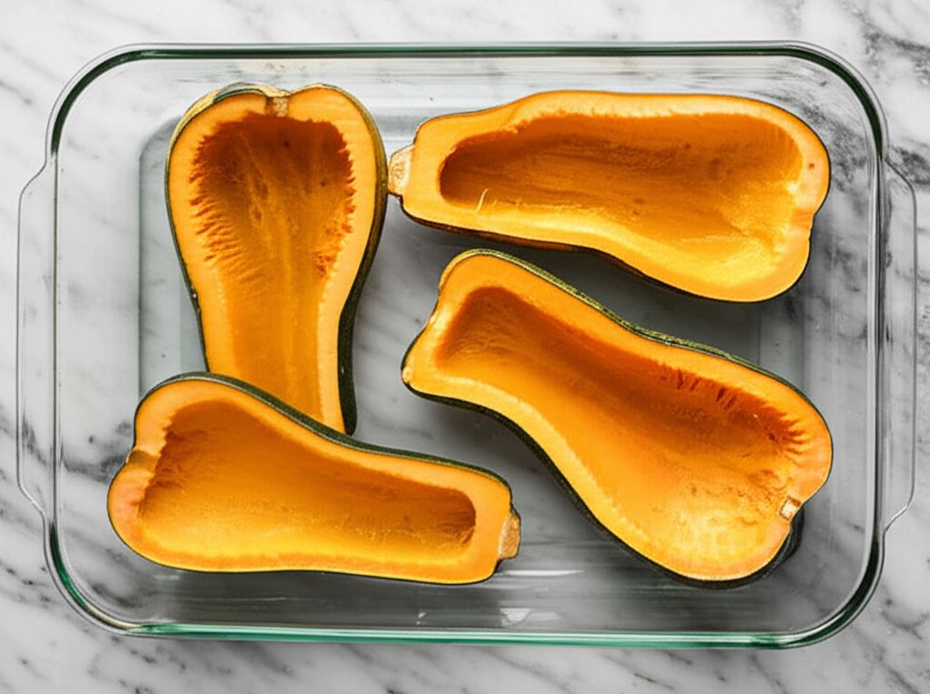 Baked Delicata Squash with Lime Butter