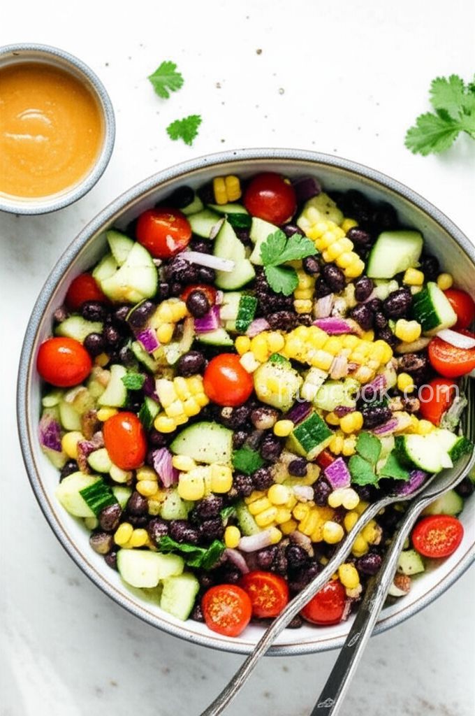 Black Bean and Cucumber Salad