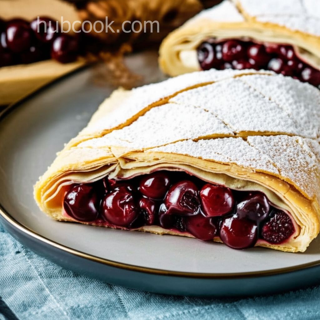 Black Walnut and Cherry Strudel