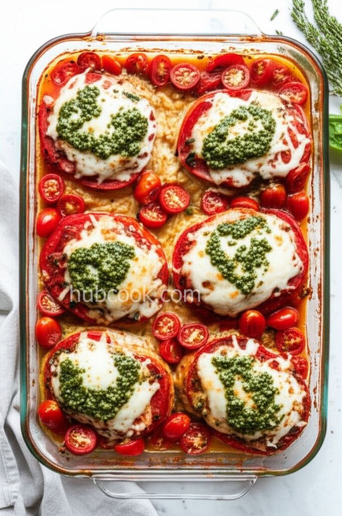Bruschetta Chicken Casserole