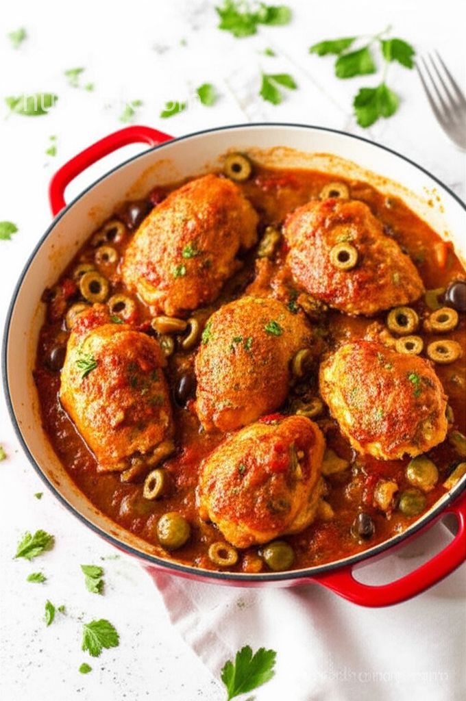 Caper Chicken Cacciatore