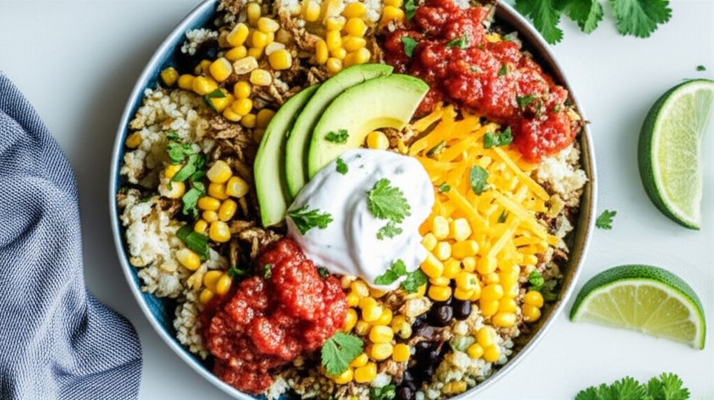 Copycat Cauliflower Rice Bowl with Cilantro