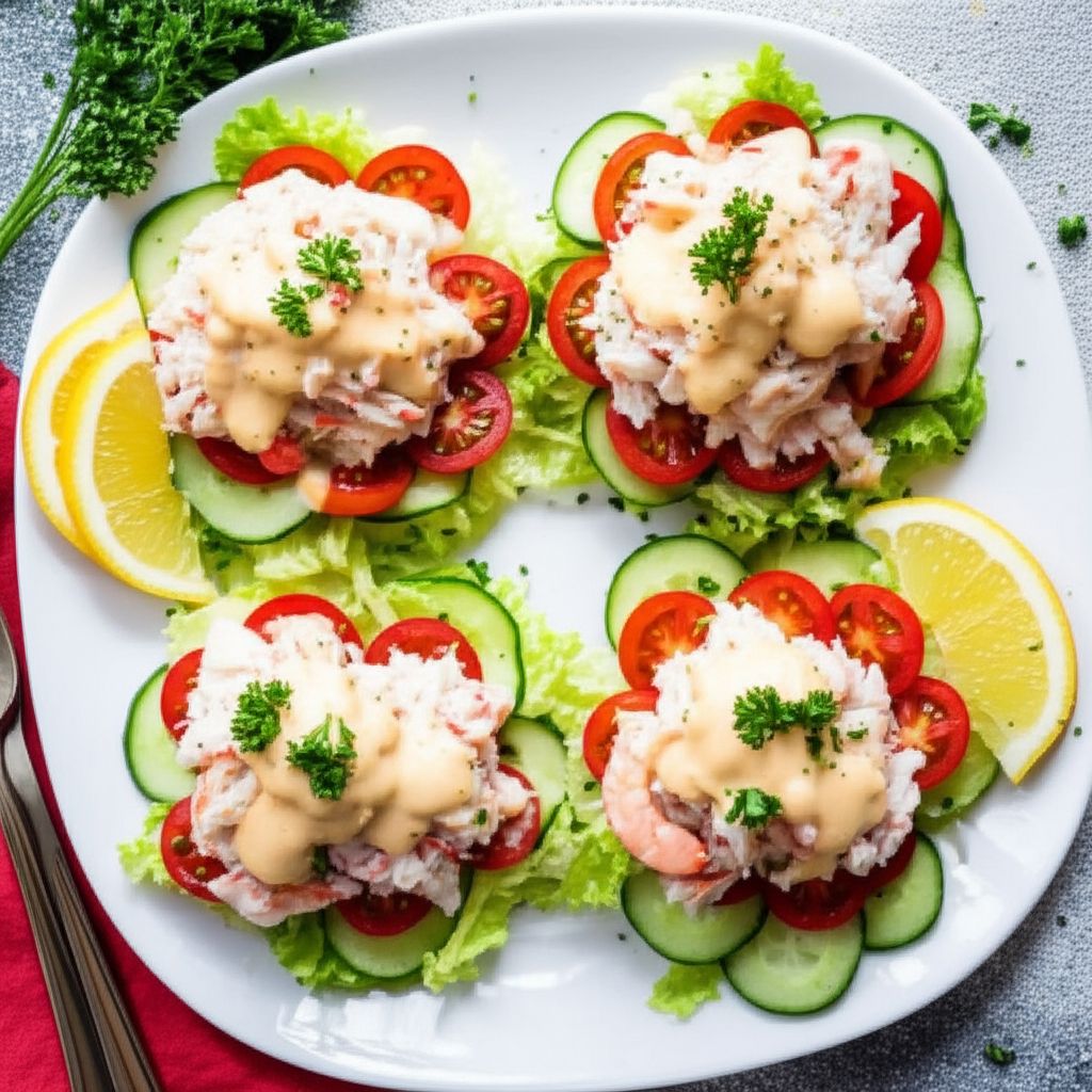 Crab and Shrimp Louis