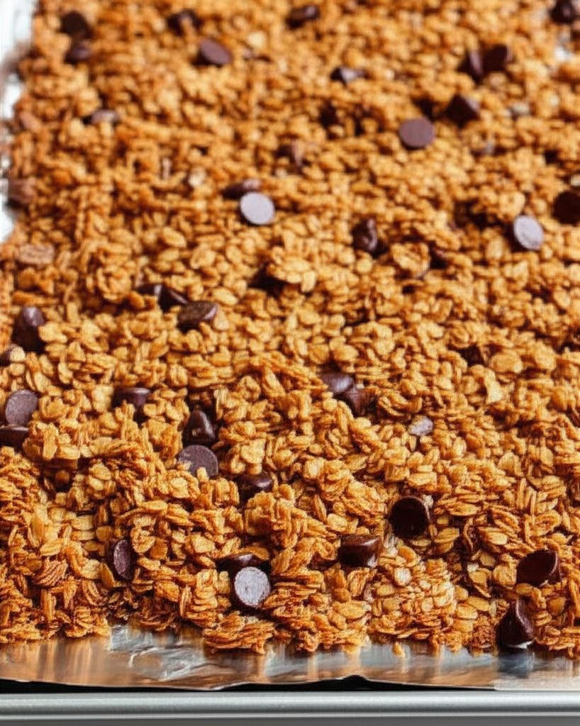Crunchy Peanut Butter, Chocolate, Coconut Granola
