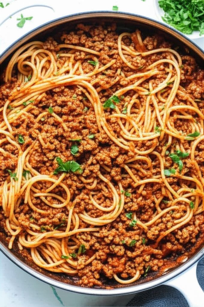 Easy Skillet Spaghetti