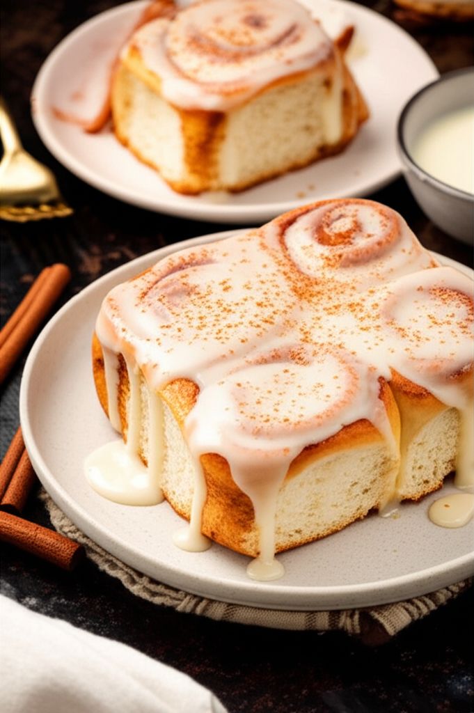 Eggnog Cinnamon Rolls
