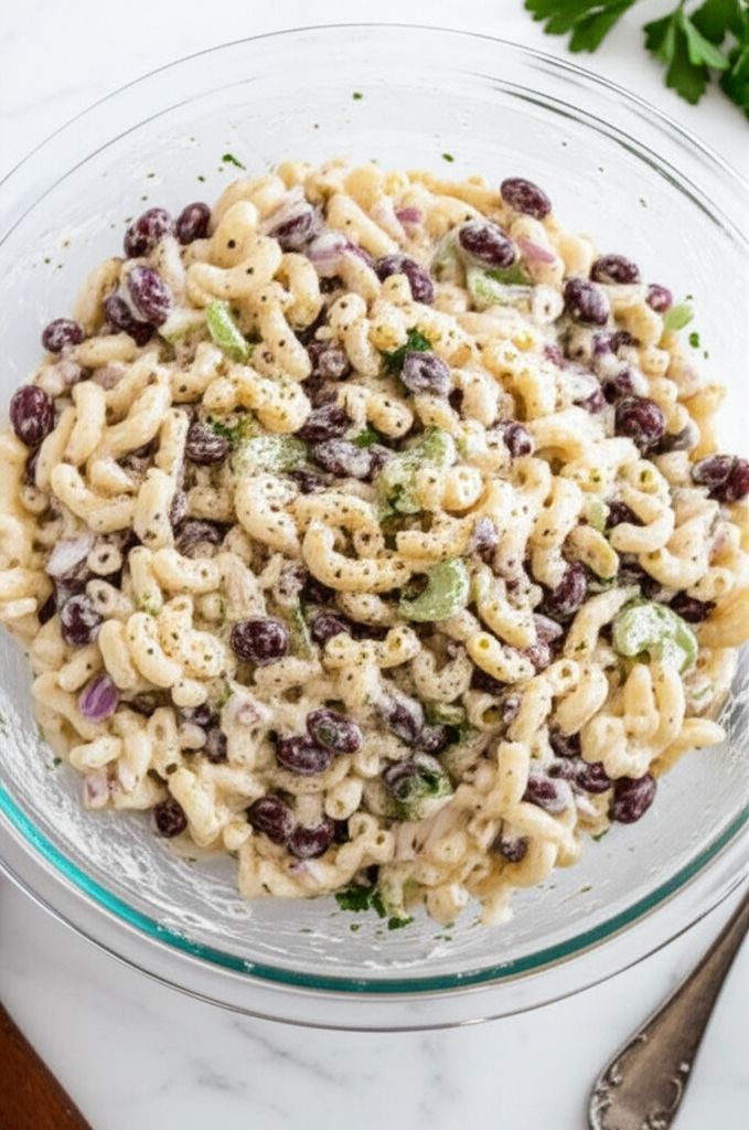 Elbow Macaroni and Kidney Bean Salad