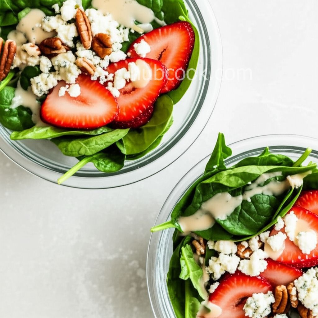 Everyone's Favorite Spinach Salad with Poppy Seed Dressing