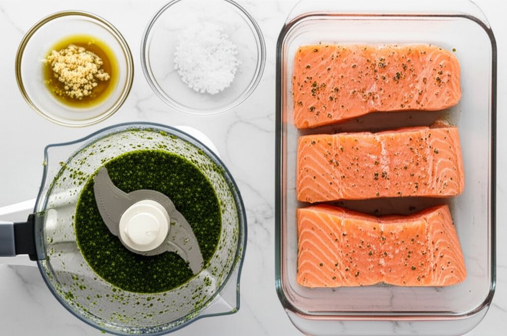 Garlic and Dill Salmon