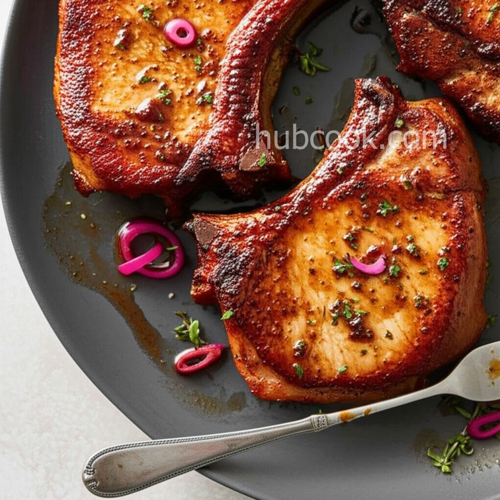 Garlic-Honey Pork Chops