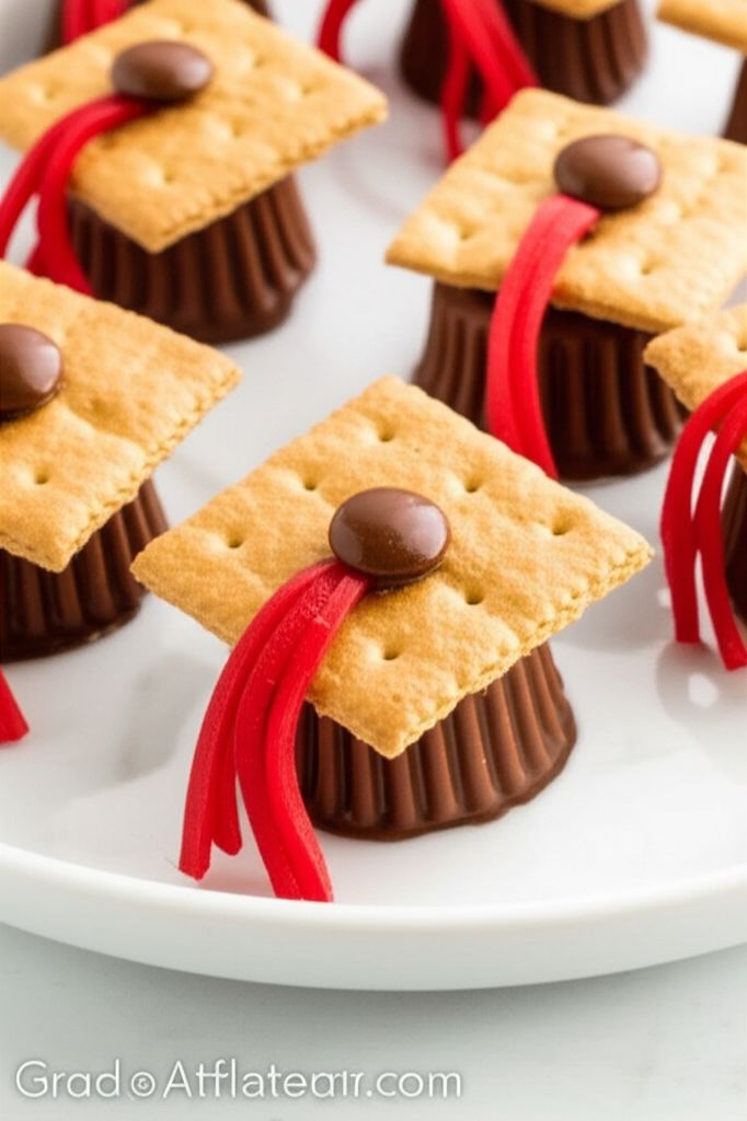 Grad Cap Cookies