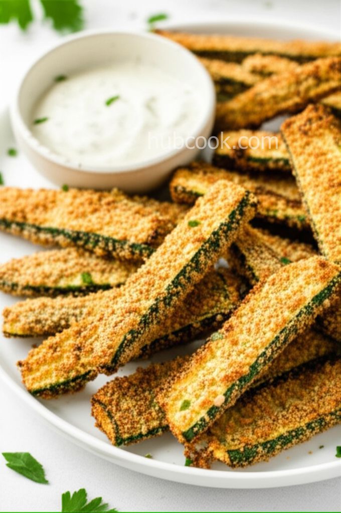 Guilt-Free Air Fryer Ranch Zucchini Chips