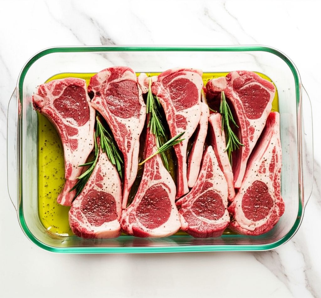 Lamb Chops with Mint Oil