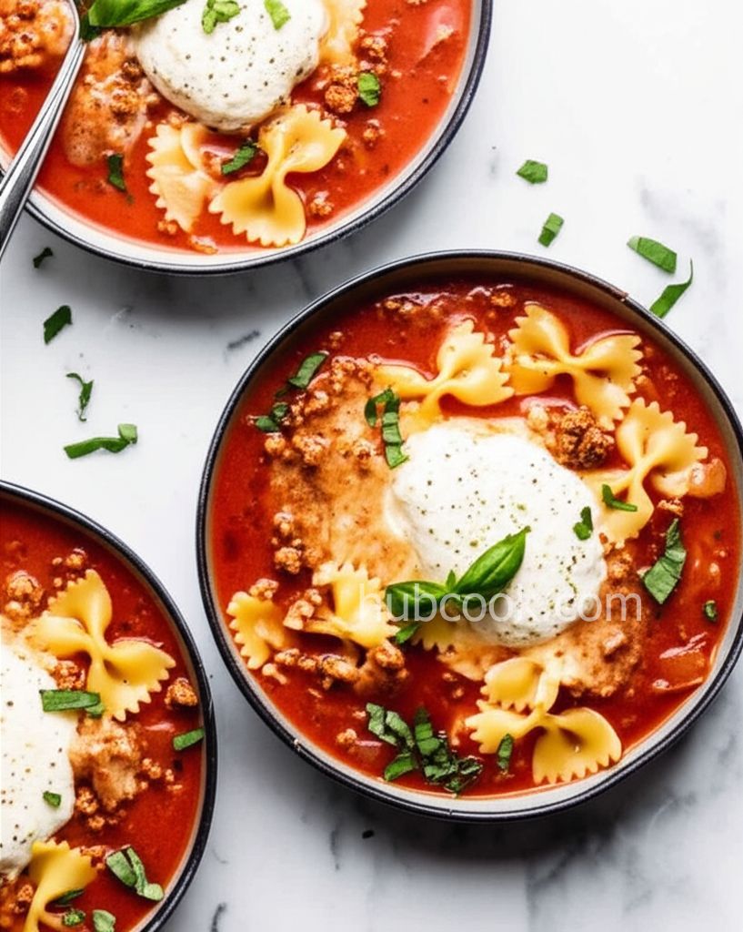 Lasagna Soup