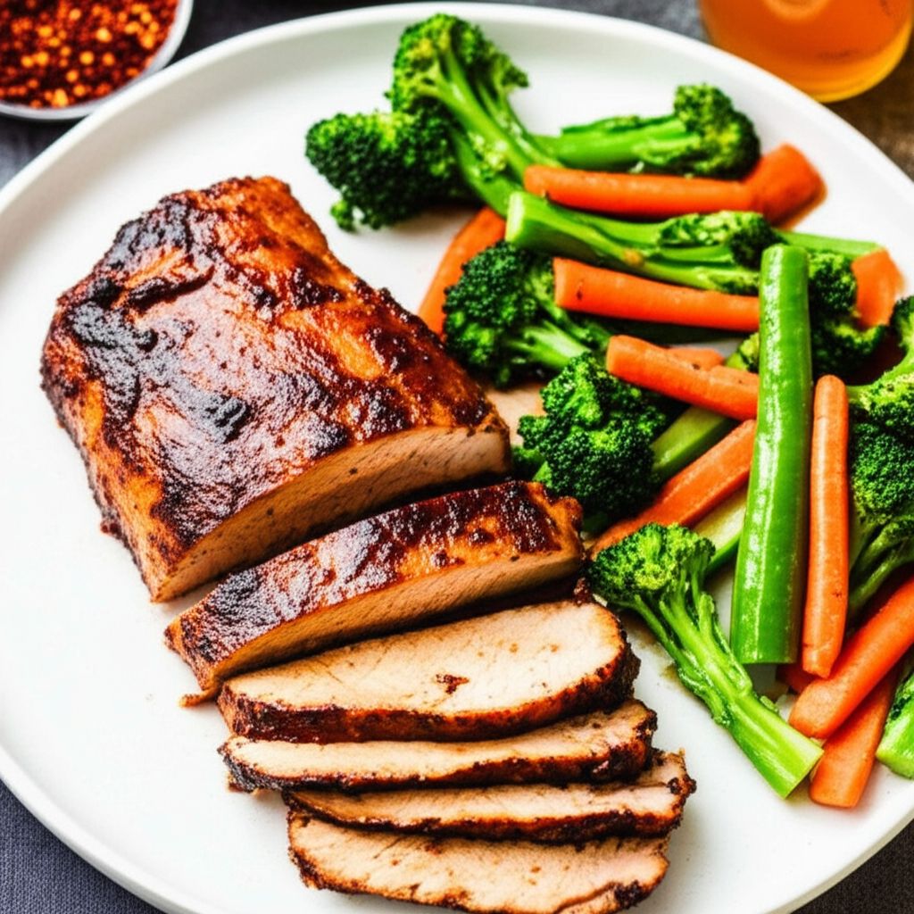 Molasses-Glazed Pork Tenderloin