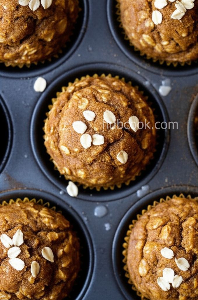 October Oatmeal Pumpkin Muffins
