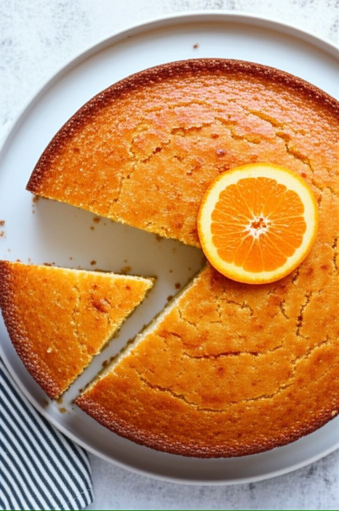 Olive Oil Orange Cornmeal Cake