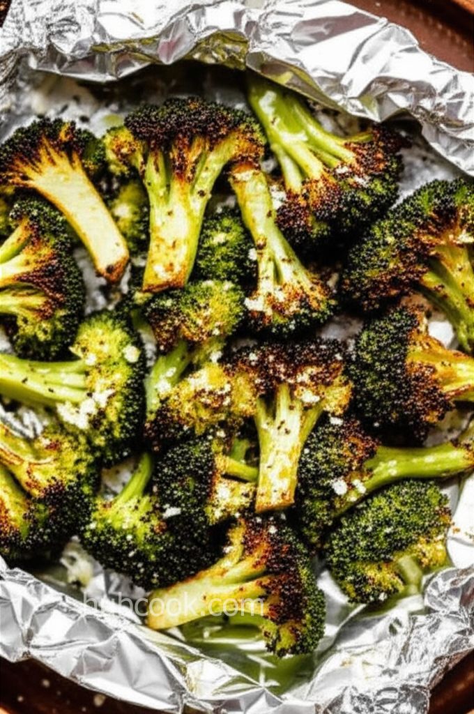 Oven-Roasted Broccoli in Foil