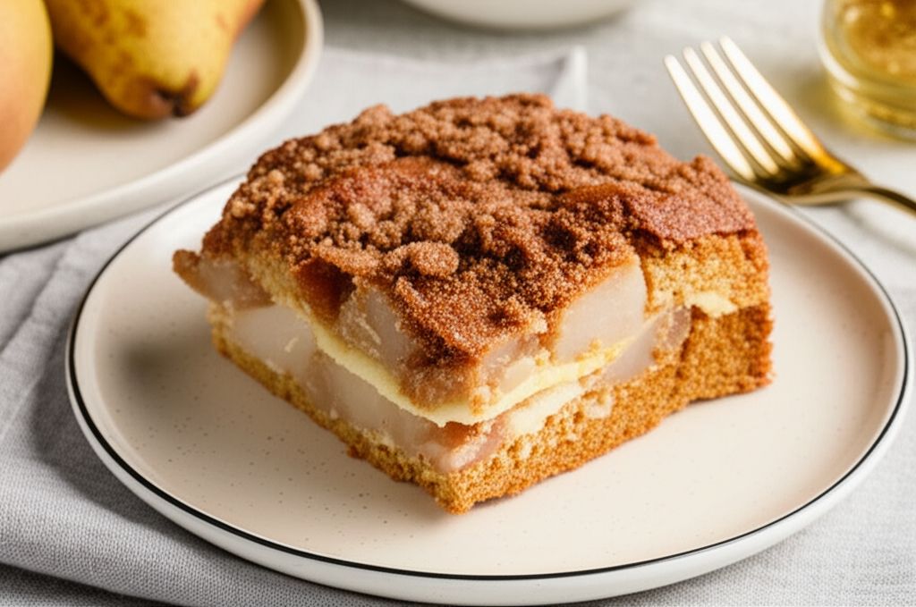 Pear Bread Pudding