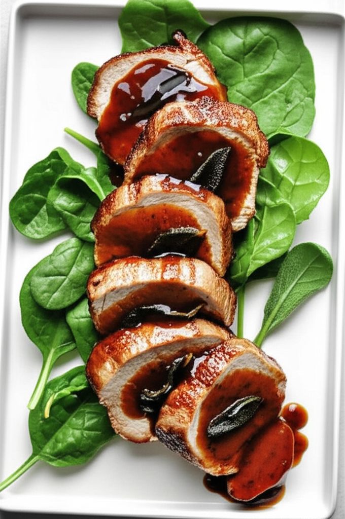 Pork Saltimbocca