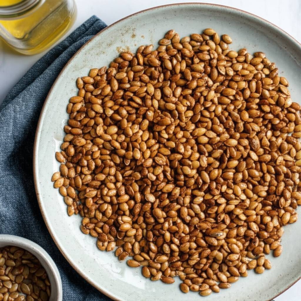 Roasted Butternut Squash Seeds