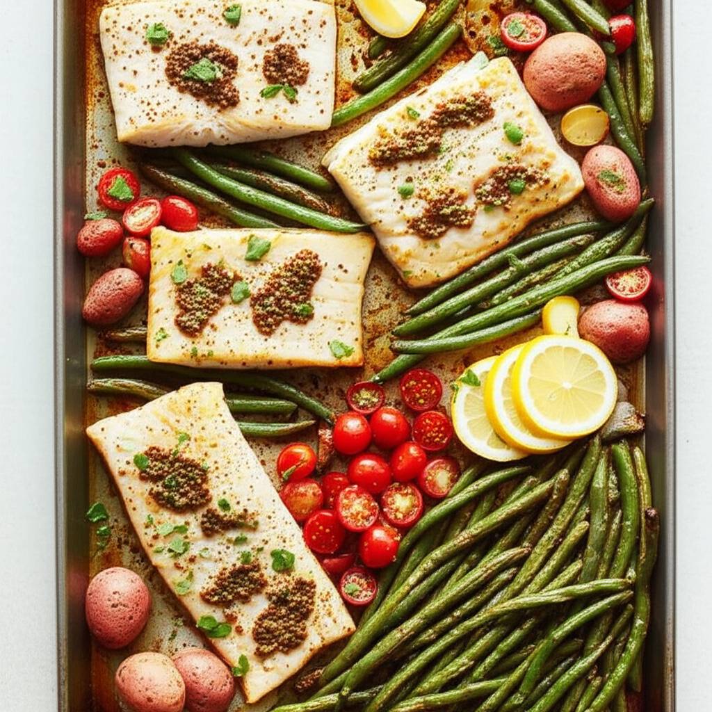 Roasted Cod Nicoise