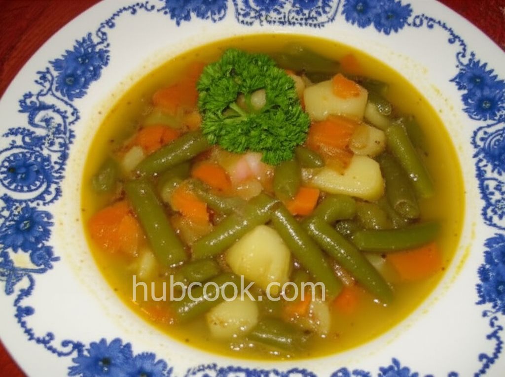 Russian Green Bean and Potato Soup