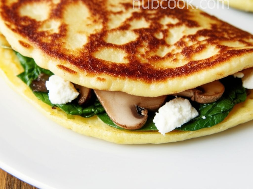 Savory Filled Cottage Cheese Pancakes