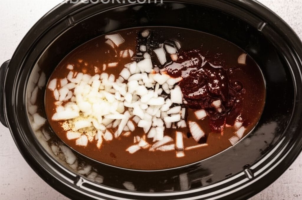 Slow Cooked Barbecue Beer Beef