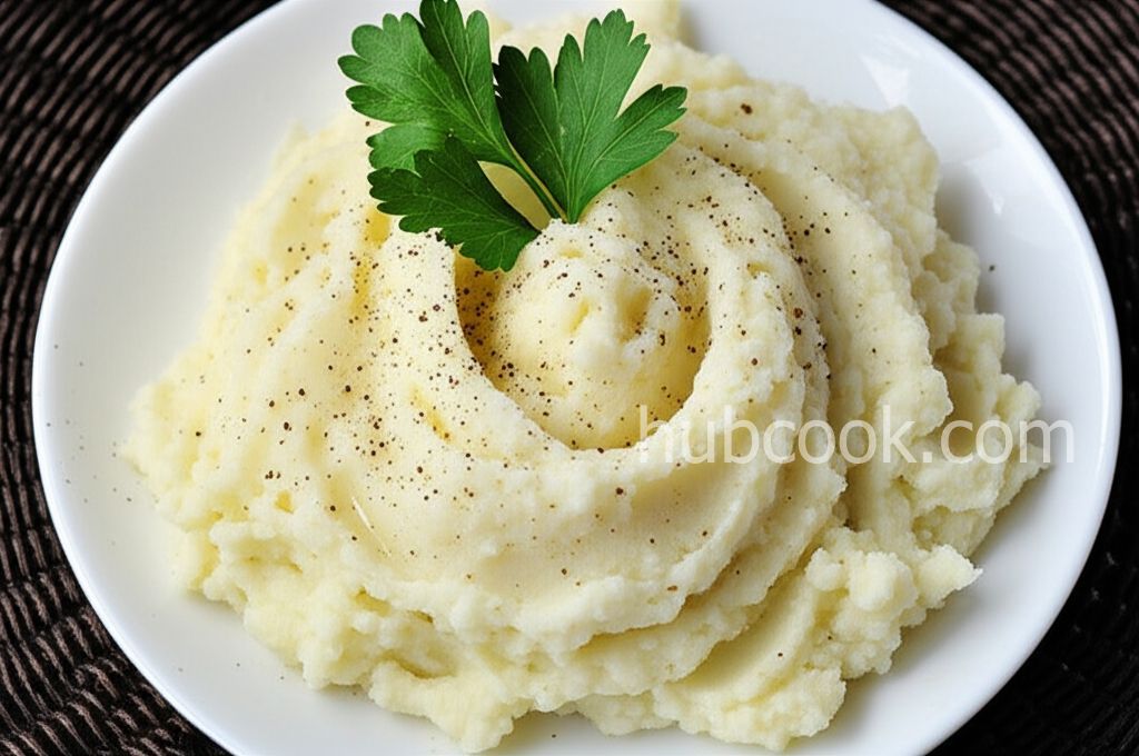 Steamed Mashed Cauliflower