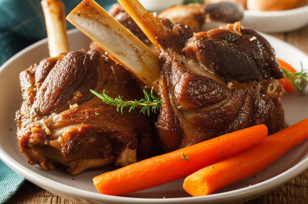 Stout-Braised Lamb Shanks