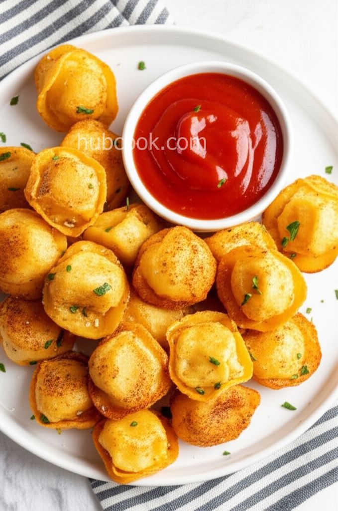 Tia and David's Deep-Fried Tortellini