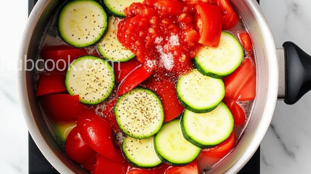 Tomato and Zucchini Melange