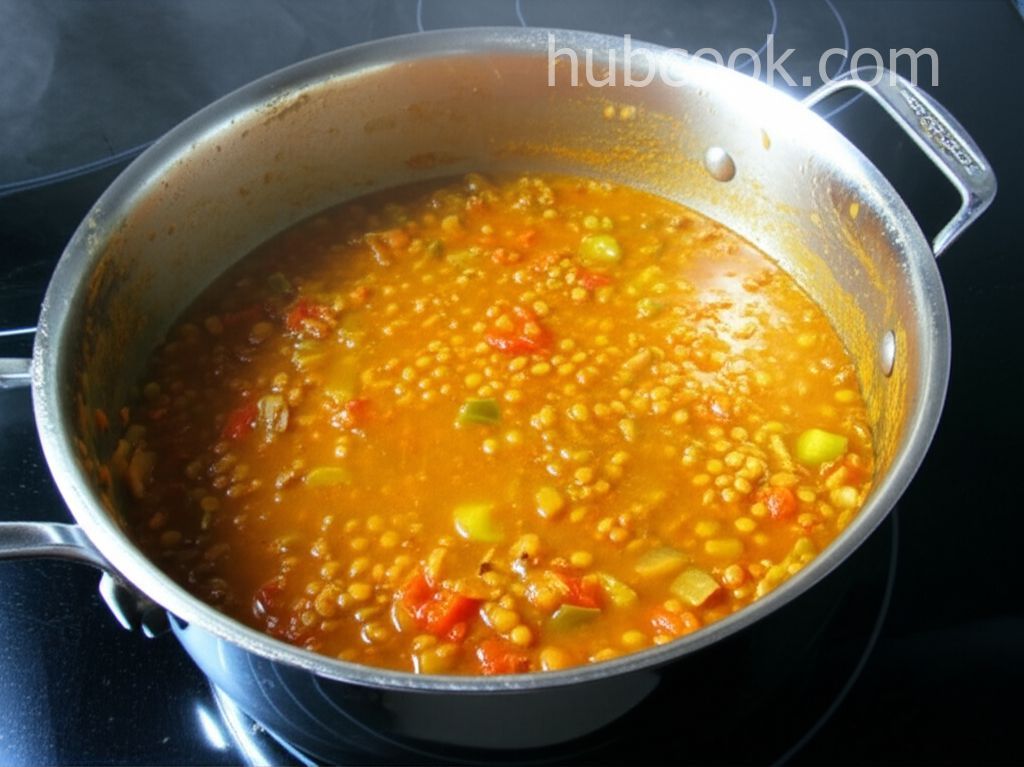 Tomato-Curry Lentil Stew