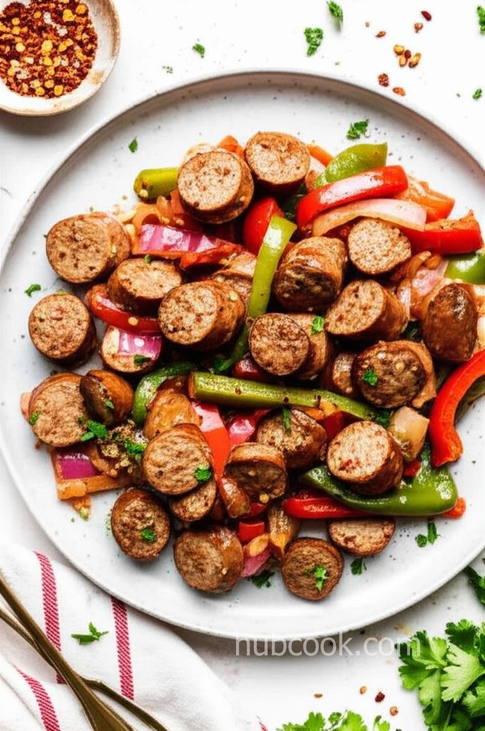 Turkey Sausage and Pepper Skillet