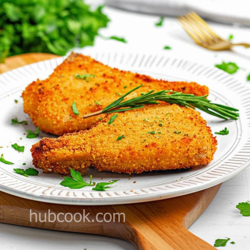 Air Fryer Panko-Crusted Pork Chops