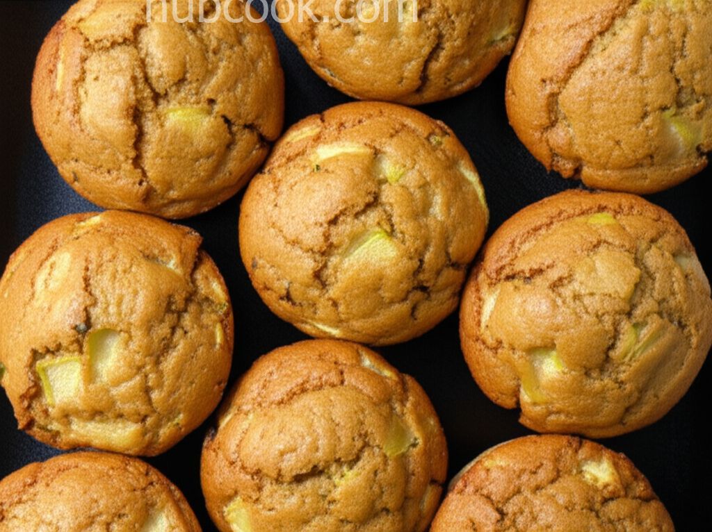 Apple Cinnamon Zucchini Muffins