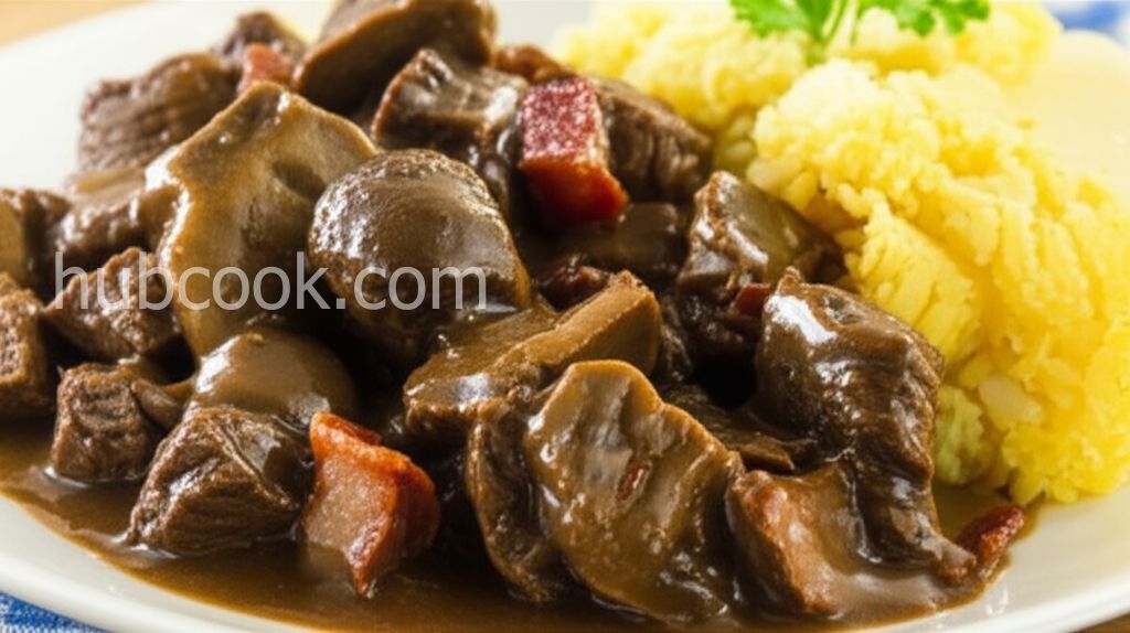 Beef in Beer in the Slow Cooker