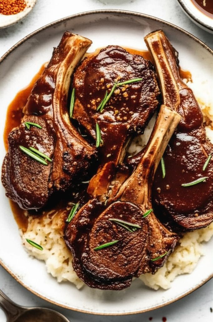 Braised Lamb Shoulder Chops