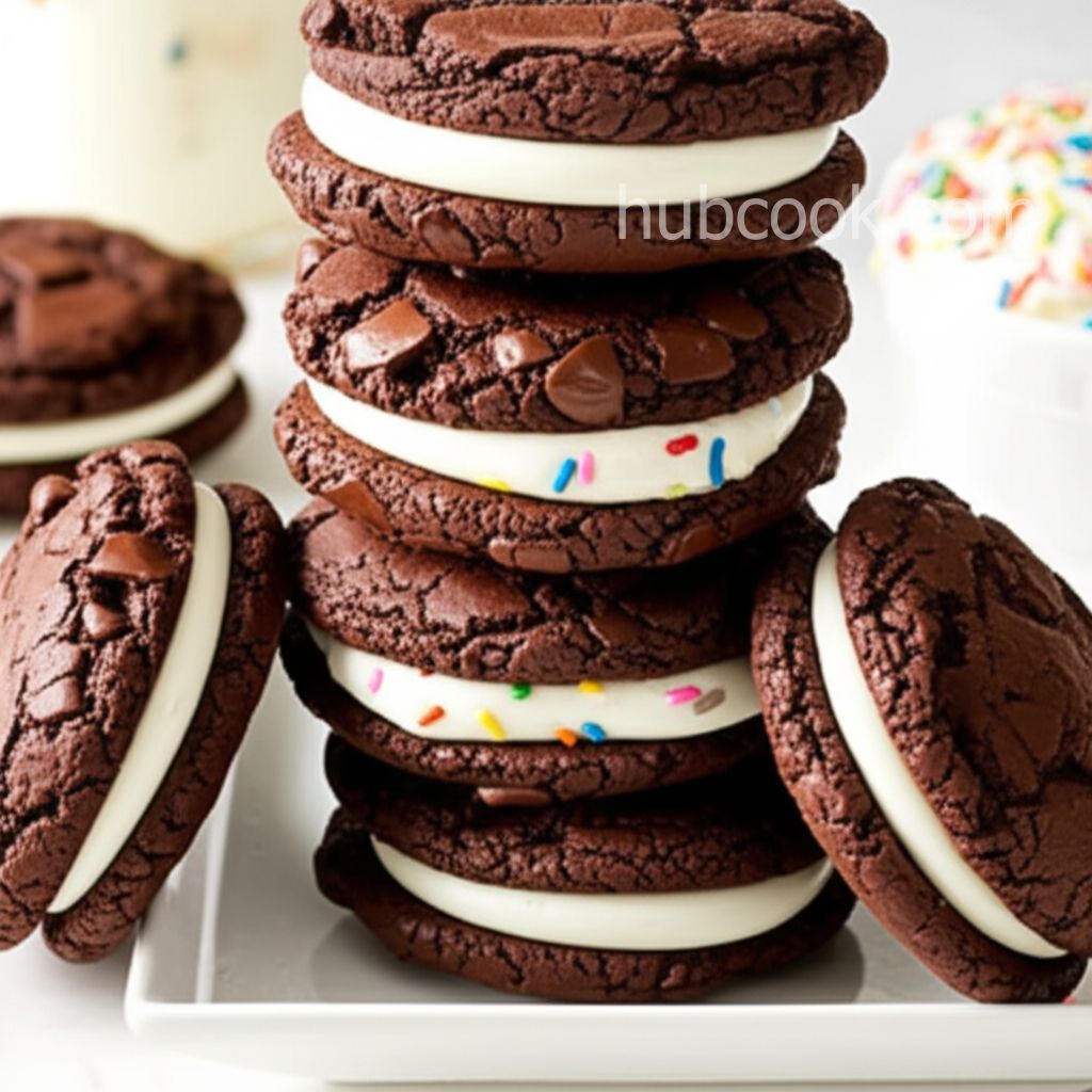 Brownie Cookie Whoopie Pies
