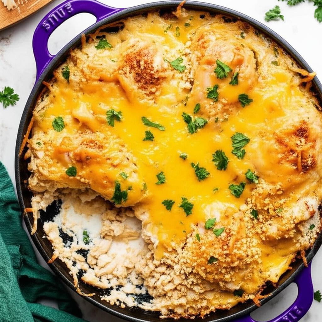 Cheesy Chicken and Rice Casserole