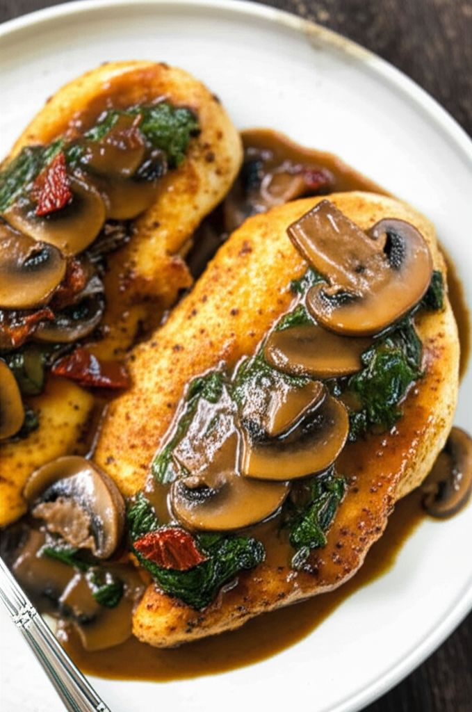 Chicken Marsala Florentine