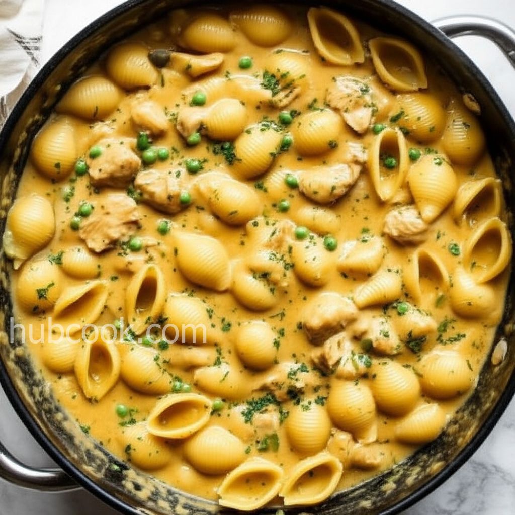 Chicken Pot Pie Skillet Pasta
