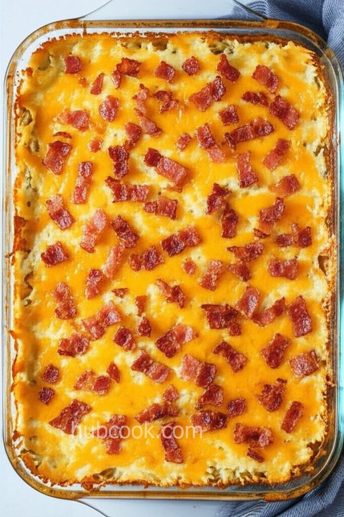 Chicken-Bacon-Ranch Pasta Bake