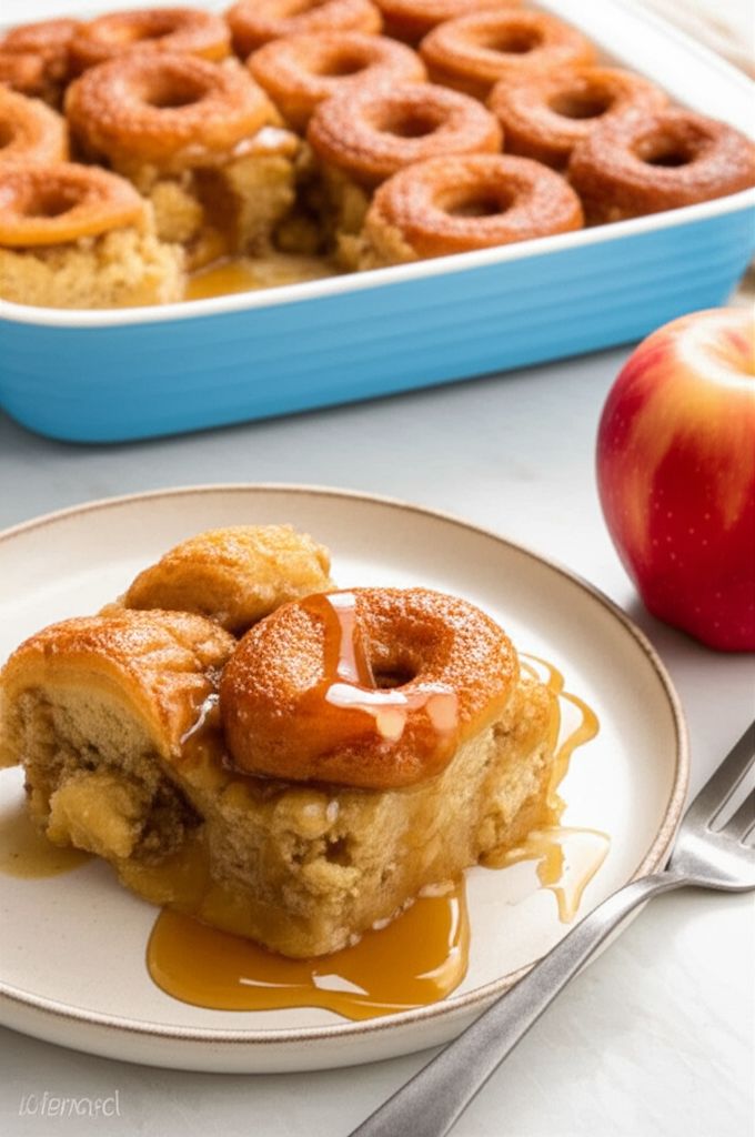 Cider Donut Bread Pudding
