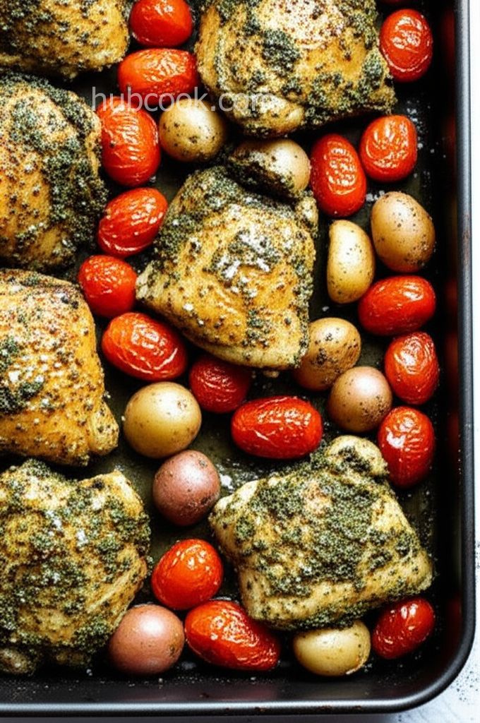 Pesto Chicken Bake