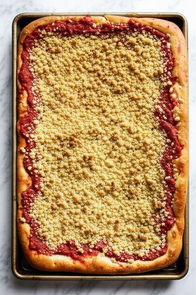 Sicilian Christmas Pizza (Sfincione)