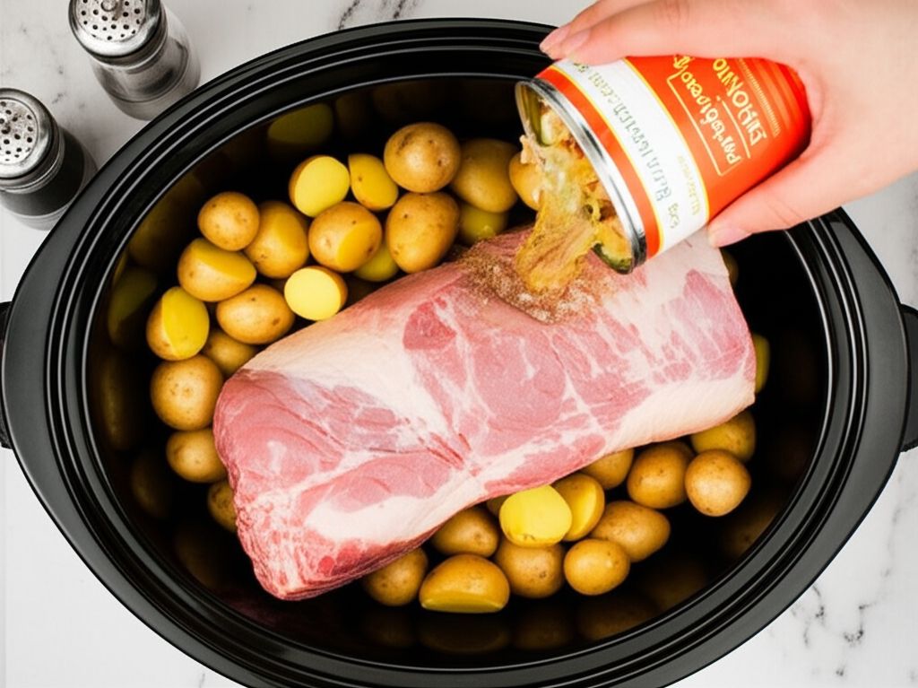 Slow Cooker Pork and Sauerkraut